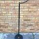Lampadaire années 70 avec abat-jour en tissu Houlès