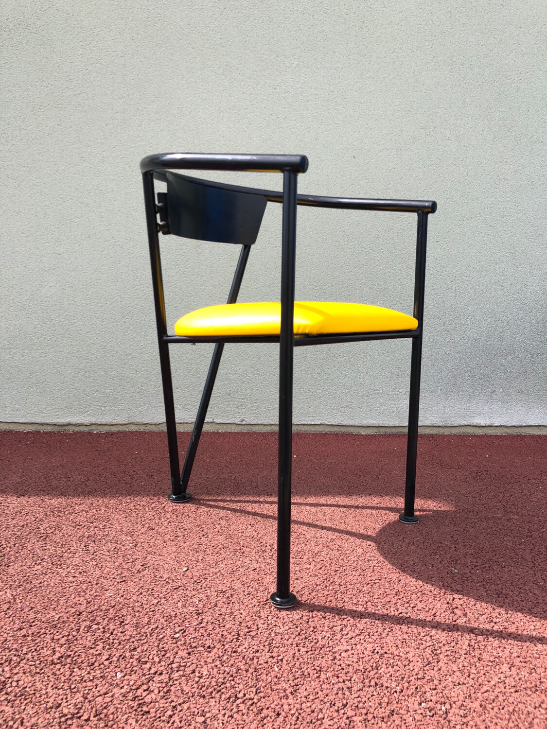 Chaise de bureau tripode, design vers 1980