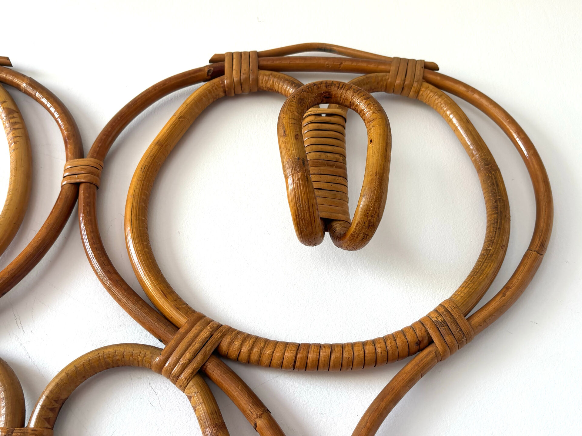 Franco Albini rattan coat rack 1960