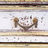 Antique Italian chest of drawers with marble top