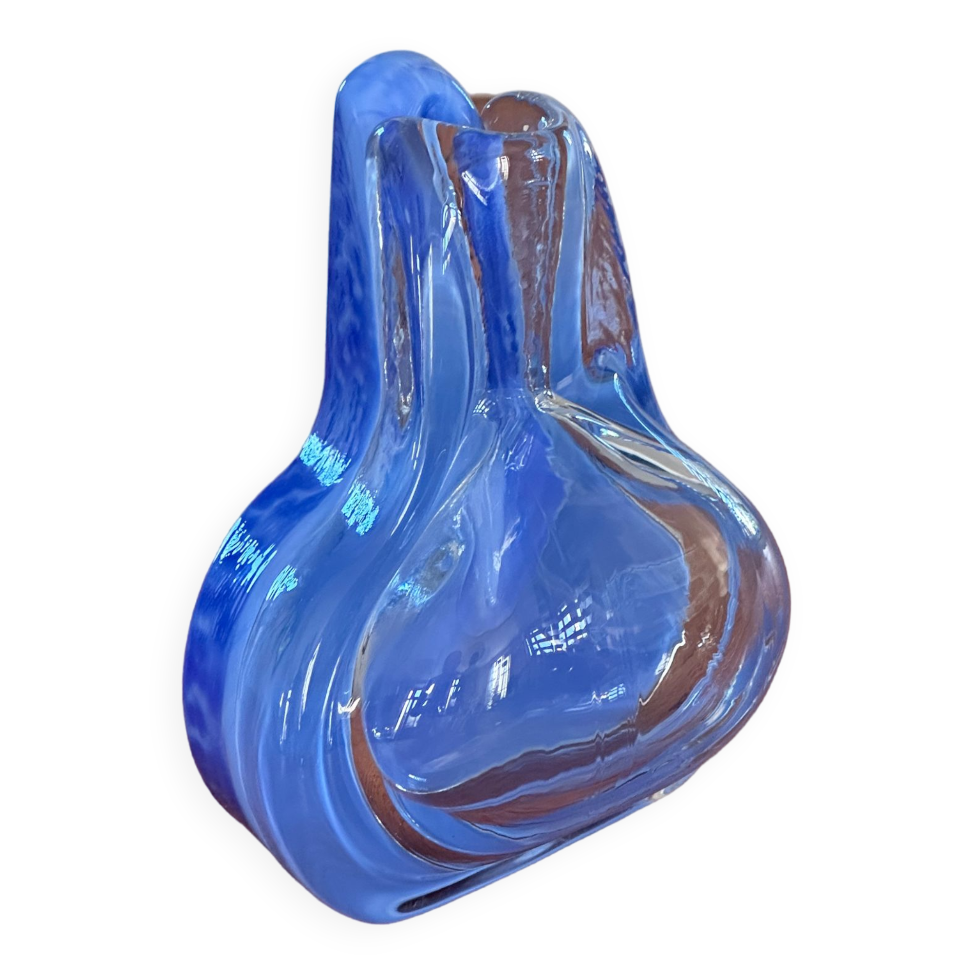 Vintage designer glass vase from the 70s