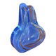 Vase en verre vintage design annees 70