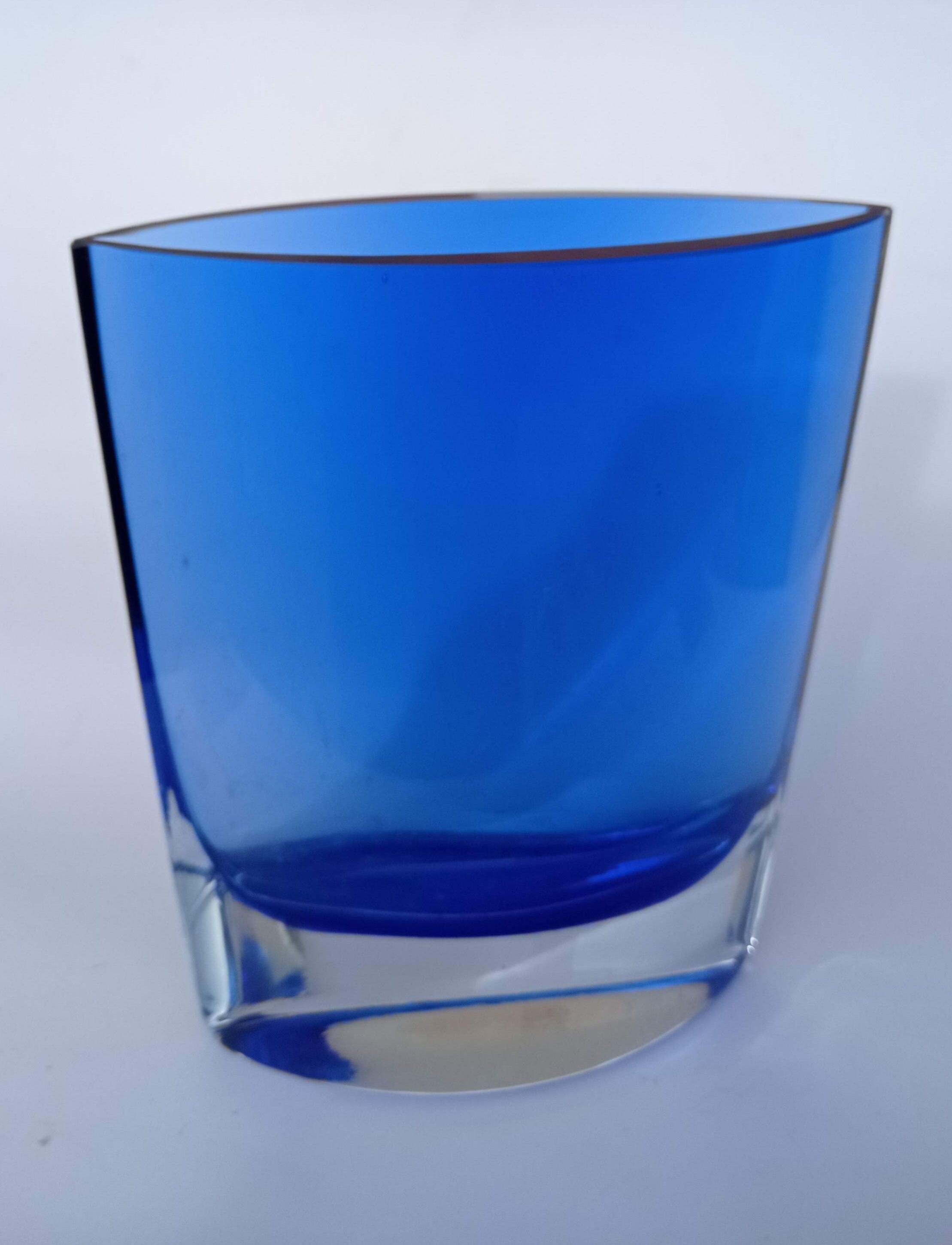 Vintage glass vase Murano Sommerso 1970