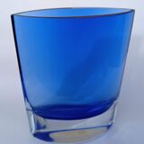 Vintage glass vase Murano Sommerso 1970