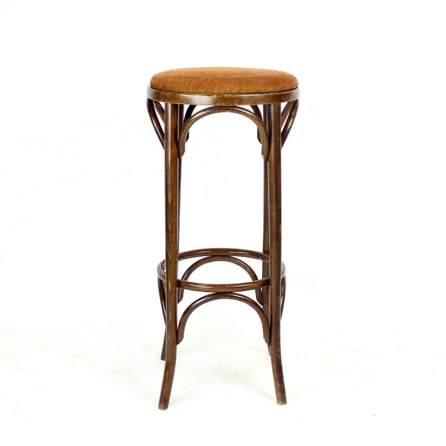 Thonet Design Bentwood Bar Stools No. 73 By Ton, Set Of 6