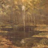 Landscape signed and dated 1939