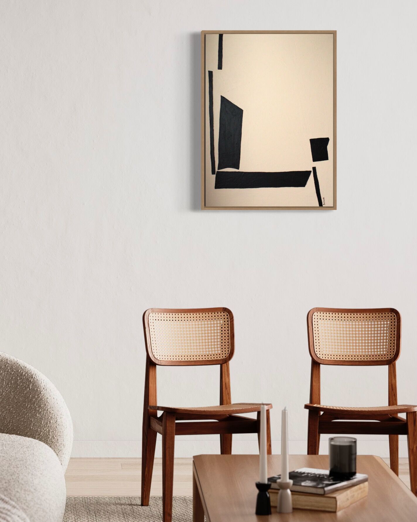 Abstract minimalist "the line"