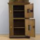 Antique Painted Folk Art Cupboard