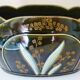 Planter, art nouveau, iris, enameled ceramic, signed Gustave De Bruyn, Fives-Lille