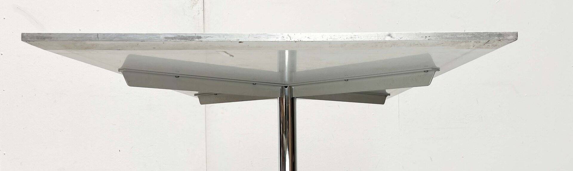 Mid-Century Modern Danish Minimalist Table by Piet Hein, Bruno Mathsson, Arne Jacobsen for Fritz Hansen, 1980s, 1984