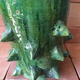 TAMEGROUTE POTTERY VASE IN GLAZED TERRACOTTA