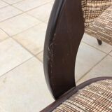 Baumann dining table and 6 Gondola chairs
