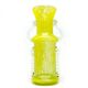 Vase postmoderne, verre jaune, Pologne, années 1970