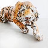 XL Crouching Tiger Statue 1970's