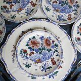 Gien tableware service with Rooster decoration.