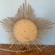 Very beautiful vintage rattan sun mirror