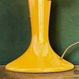 Large vintage ceramic lamp base in yellow – 1960s