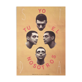 Poster Jaume Plensa, yo tu el nosotros
