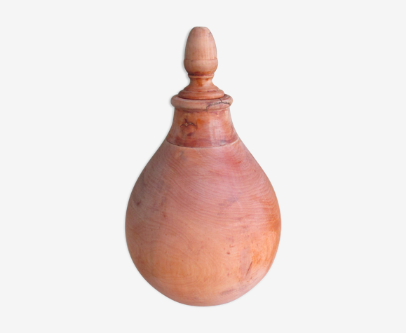 Poivriere ancienne buis tourné XIXème
