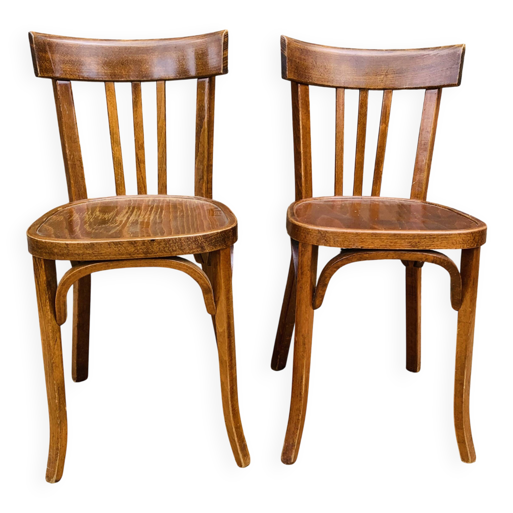 Paire de chaises bistrot Baumann