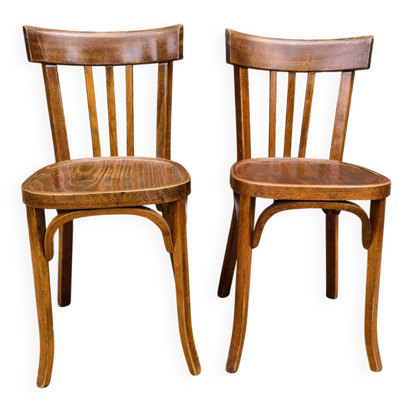 Paire de chaises bistrot Baumann