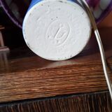 Digoin sandstone lamp from the 70s wool lampshade