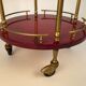 Aldo Tura barcart red round