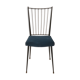 Chair by Colette Gueden in blue velvet