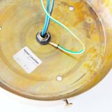 Original Vintage murano glass flush mount lights by Kaiser Leuchten, Germany 1970's