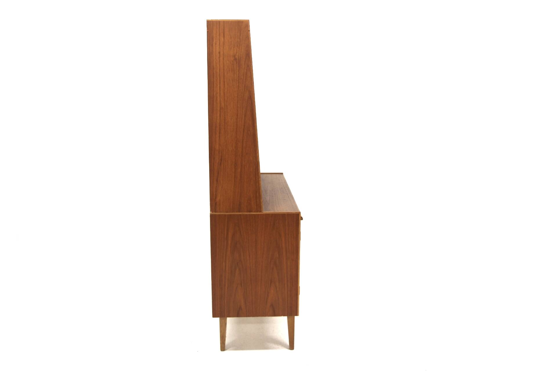 Scandinavian teak and oak secretary, Sweden, 1960