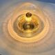 Hoffmeister bubble glass gold ceiling or wall lamp
