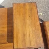 Paire de petite table tablette vintage