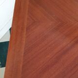 Varnished wooden table from the 1960s.