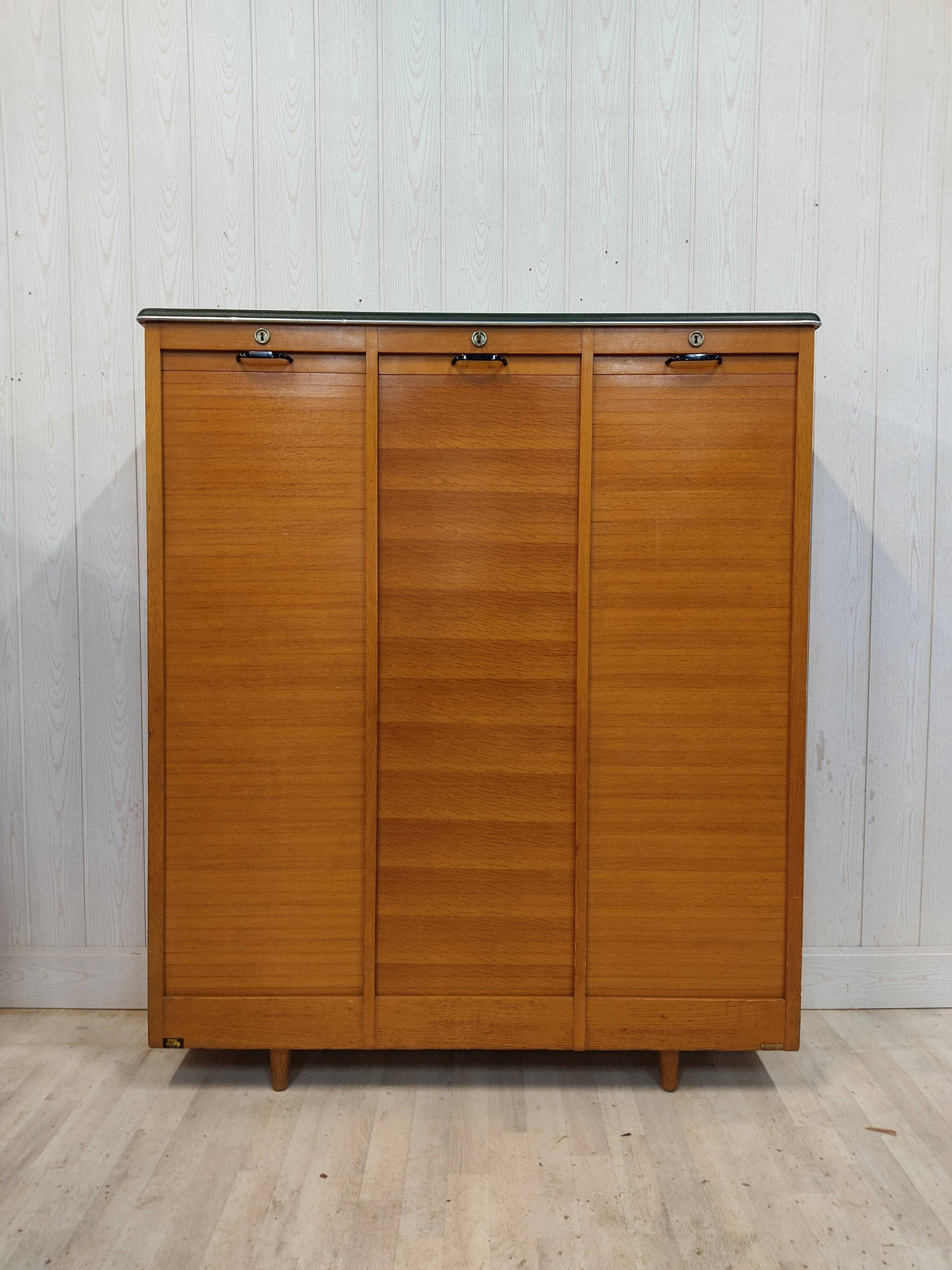 Burwood Triple Curtain Notary Filing Cabinet