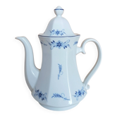 Porcelain teapot Winterling Marktleuthen Bavaria white blue
