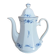 Porcelain teapot Winterling Marktleuthen Bavaria white blue