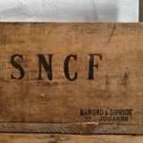 Casier à bouteille vintage SNCF