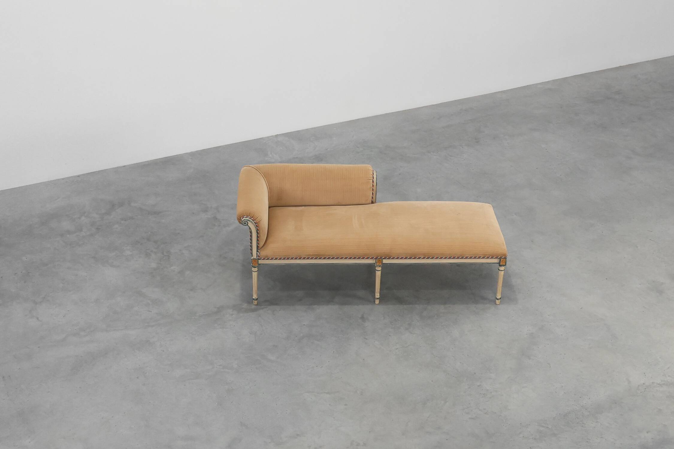 Neo-classical style chaise longue, France ca. 1990