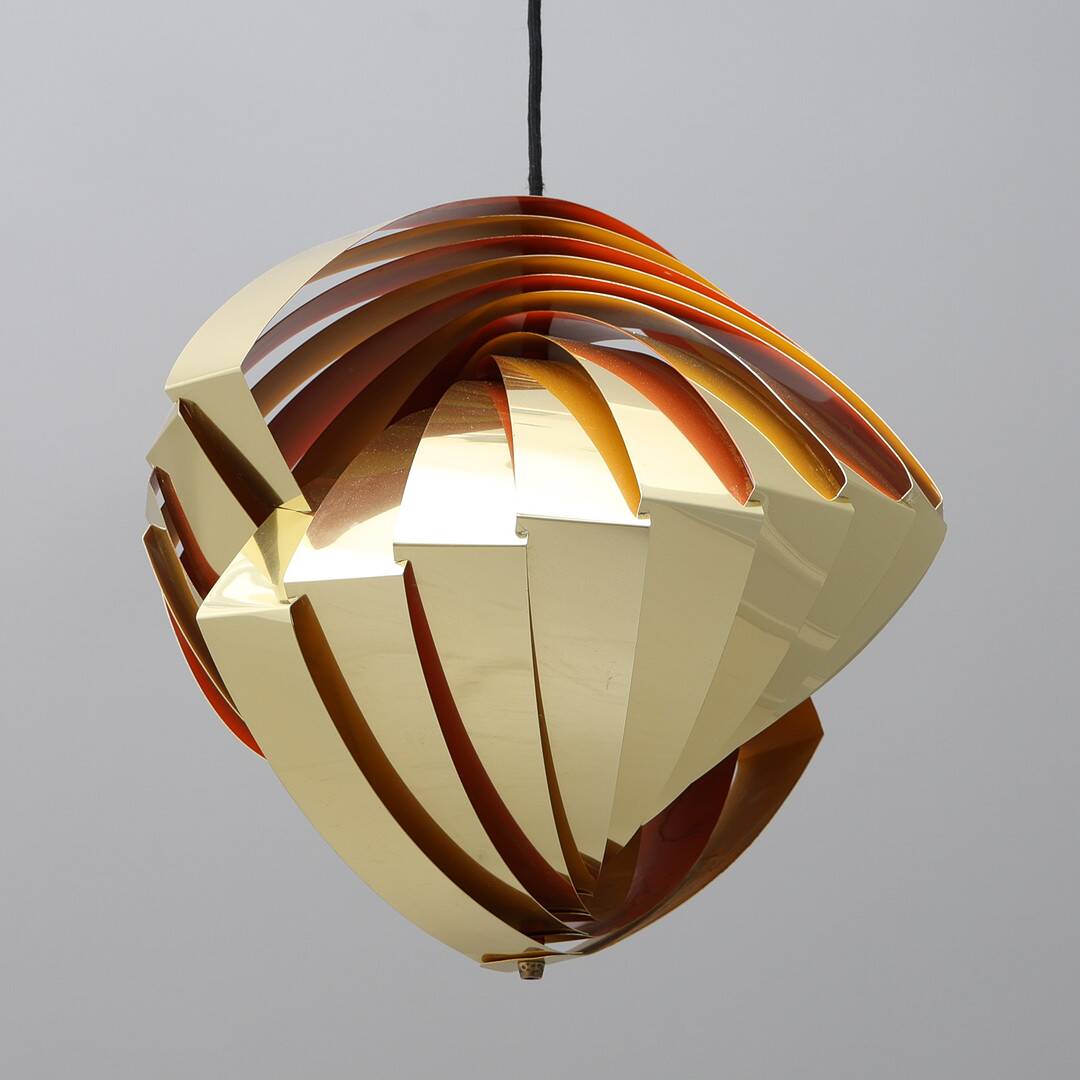 Louis Weisdorf brass pendant light