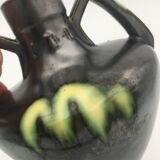 Art Deco vase in glazed ceramics, by Gustave De Bruyn, numbered - 1920s-1930s