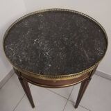 Table bouillotte en acajou