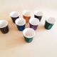 Set of 8 cups crumpled Revol Collection