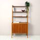 1960s bookcase with pull-out desk