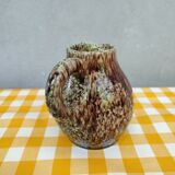 Small earthenware pitcher Accolay speckled decoration