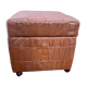 Coffre pouf en cuir