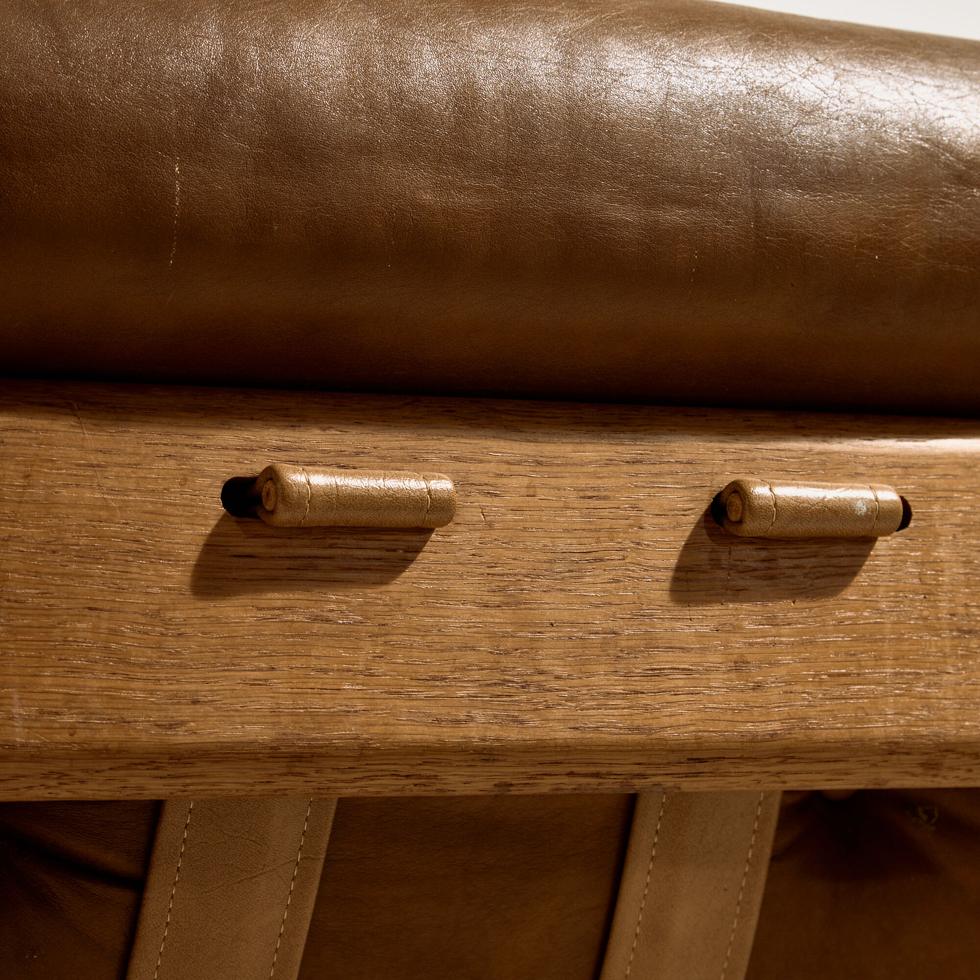 Danish leather lounge chair