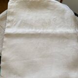 White linen tablecloth