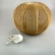60s 70s lamp lamp ball lamp raffia braid space age design 60s 70s