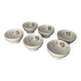 Set of 6 Limoges porcelain bowls