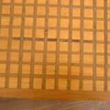 Mid-century grid coffee table, in wood & marquetry